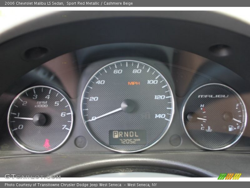 Sport Red Metallic / Cashmere Beige 2006 Chevrolet Malibu LS Sedan