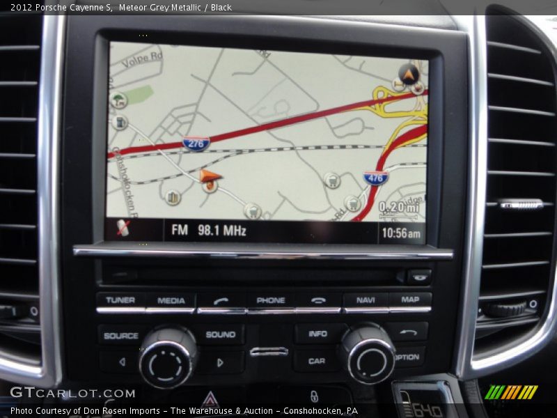 Navigation of 2012 Cayenne S