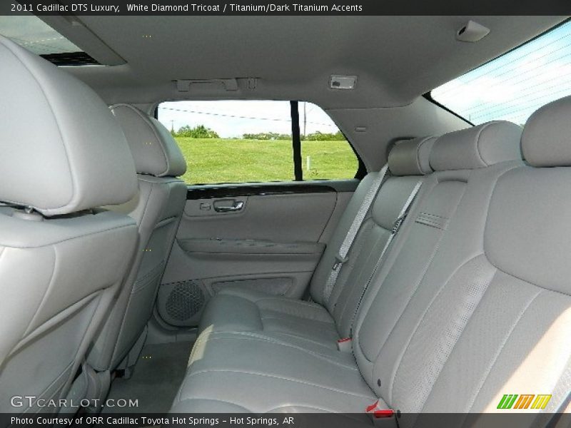 White Diamond Tricoat / Titanium/Dark Titanium Accents 2011 Cadillac DTS Luxury
