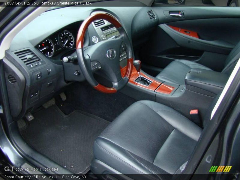 Smokey Granite Mica / Black 2007 Lexus ES 350