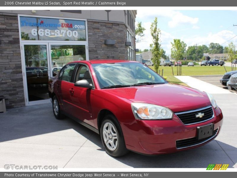 Sport Red Metallic / Cashmere Beige 2006 Chevrolet Malibu LS Sedan