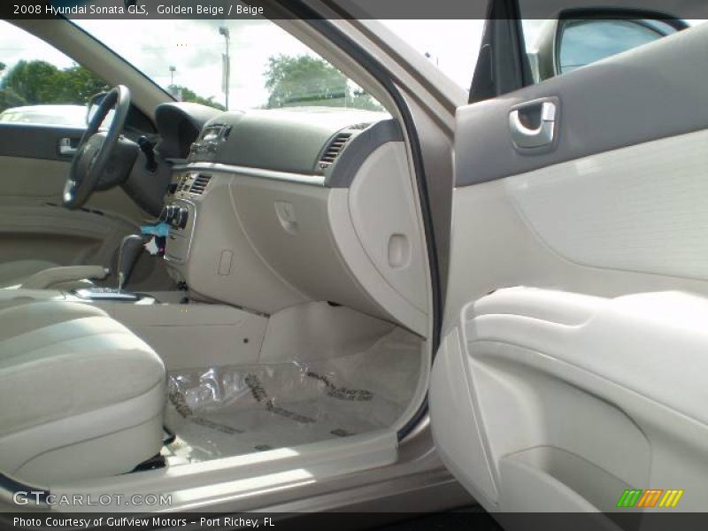 Golden Beige / Beige 2008 Hyundai Sonata GLS