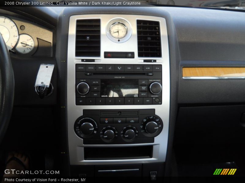 Cool Vanilla White / Dark Khaki/Light Graystone 2008 Chrysler 300 Limited