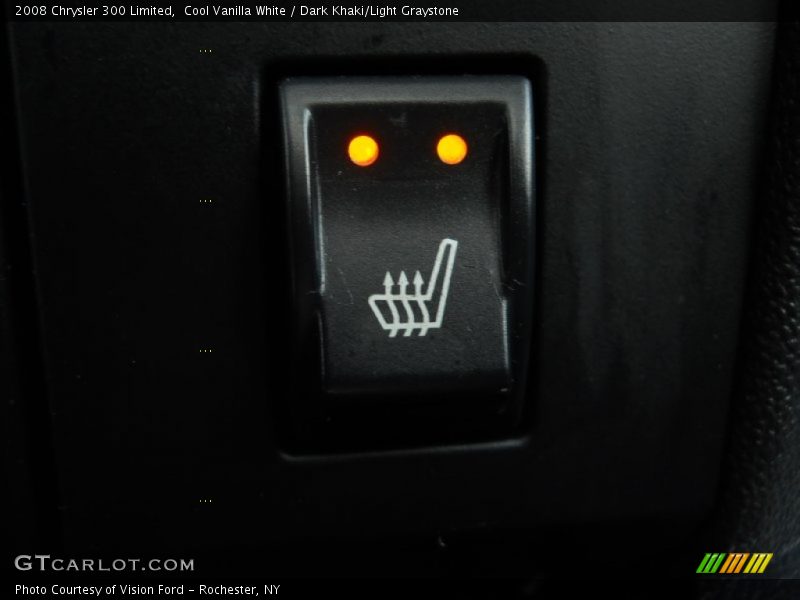 Cool Vanilla White / Dark Khaki/Light Graystone 2008 Chrysler 300 Limited