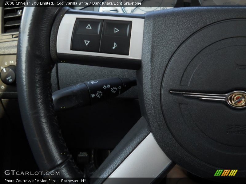 Cool Vanilla White / Dark Khaki/Light Graystone 2008 Chrysler 300 Limited