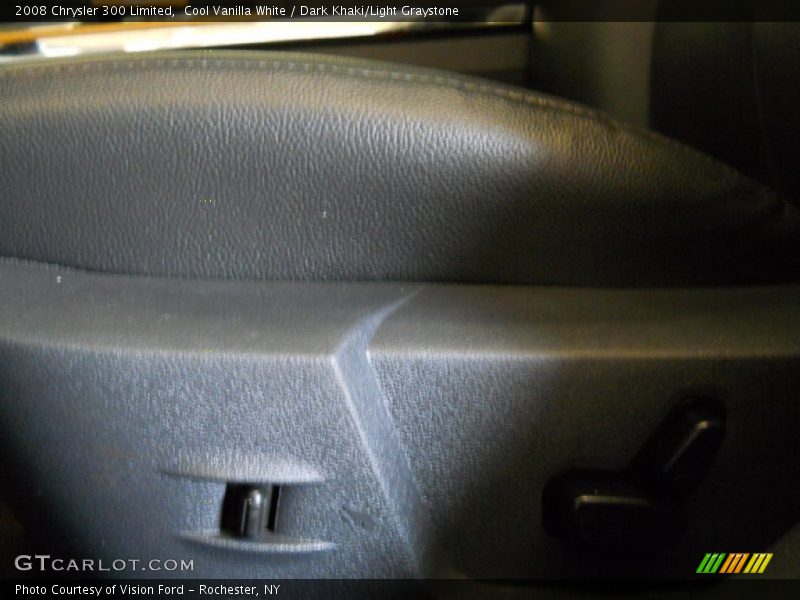 Cool Vanilla White / Dark Khaki/Light Graystone 2008 Chrysler 300 Limited