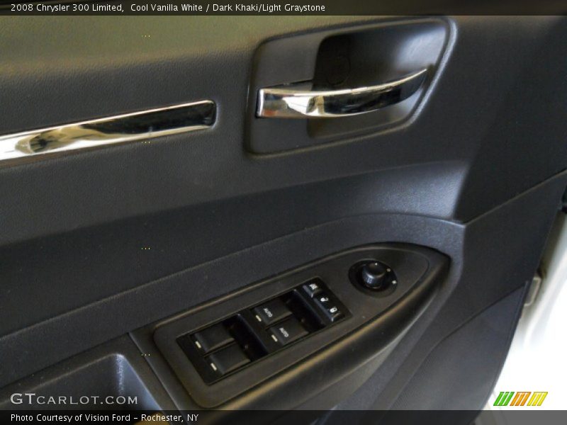 Cool Vanilla White / Dark Khaki/Light Graystone 2008 Chrysler 300 Limited