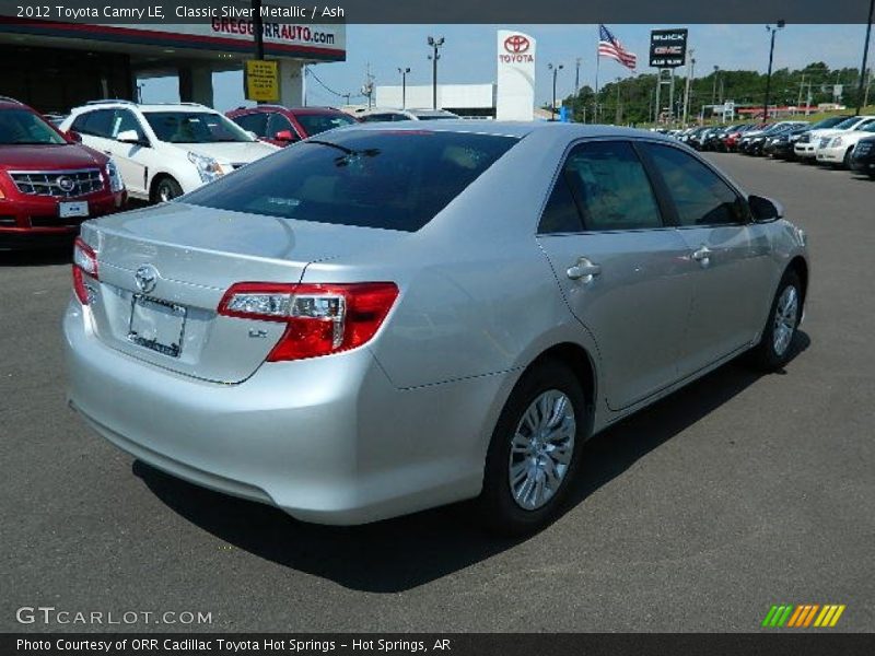 Classic Silver Metallic / Ash 2012 Toyota Camry LE