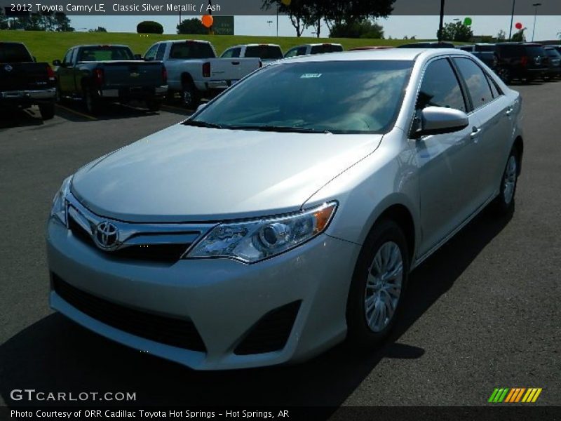 Classic Silver Metallic / Ash 2012 Toyota Camry LE