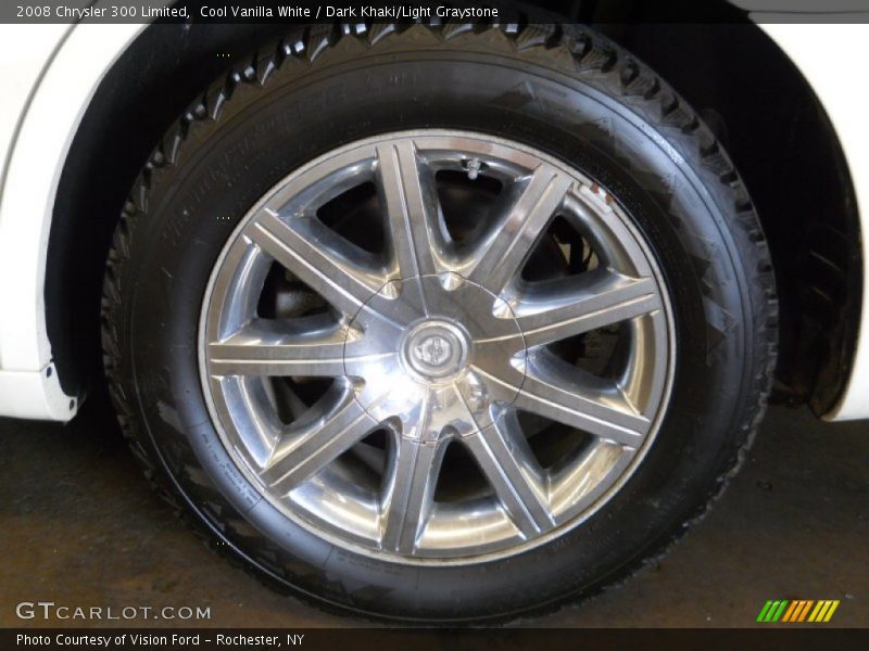 Cool Vanilla White / Dark Khaki/Light Graystone 2008 Chrysler 300 Limited
