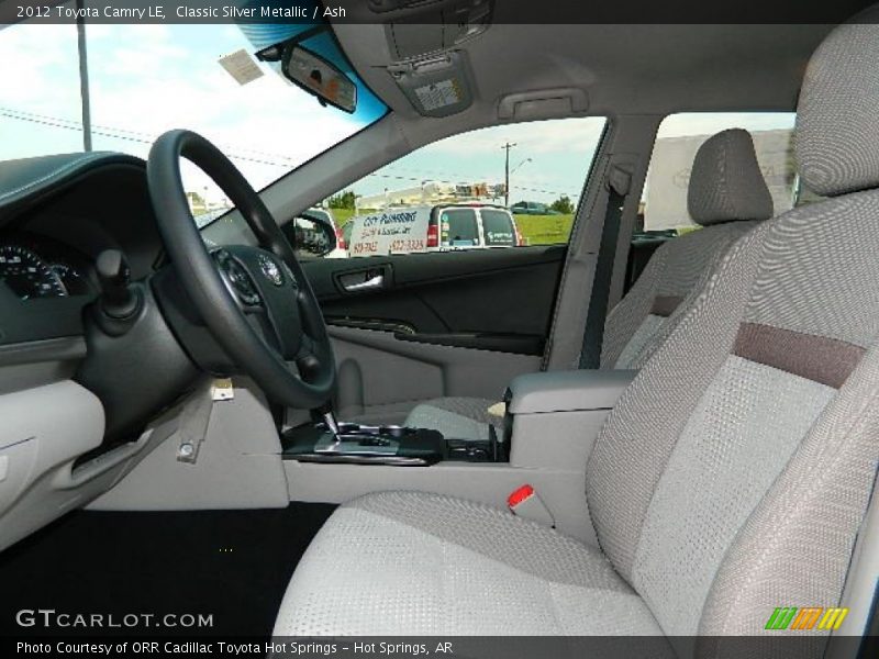Classic Silver Metallic / Ash 2012 Toyota Camry LE
