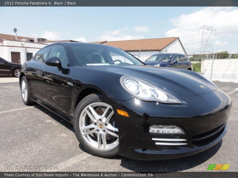 Black / Black 2012 Porsche Panamera 4