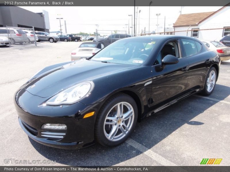 Black / Black 2012 Porsche Panamera 4