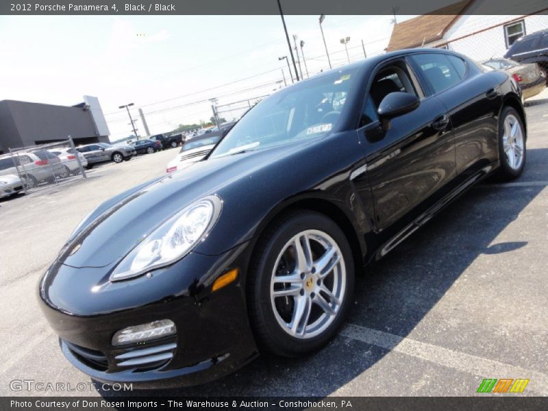 Black / Black 2012 Porsche Panamera 4