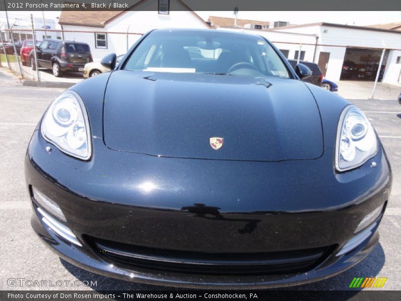 Black / Black 2012 Porsche Panamera 4