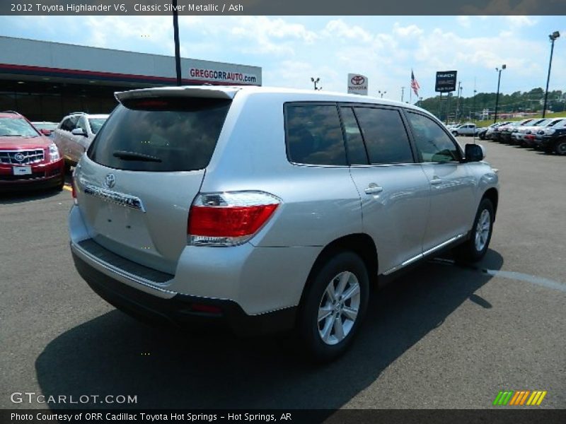 Classic Silver Metallic / Ash 2012 Toyota Highlander V6