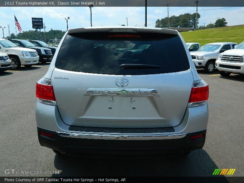 Classic Silver Metallic / Ash 2012 Toyota Highlander V6