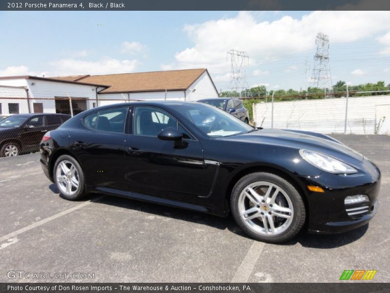 Black / Black 2012 Porsche Panamera 4