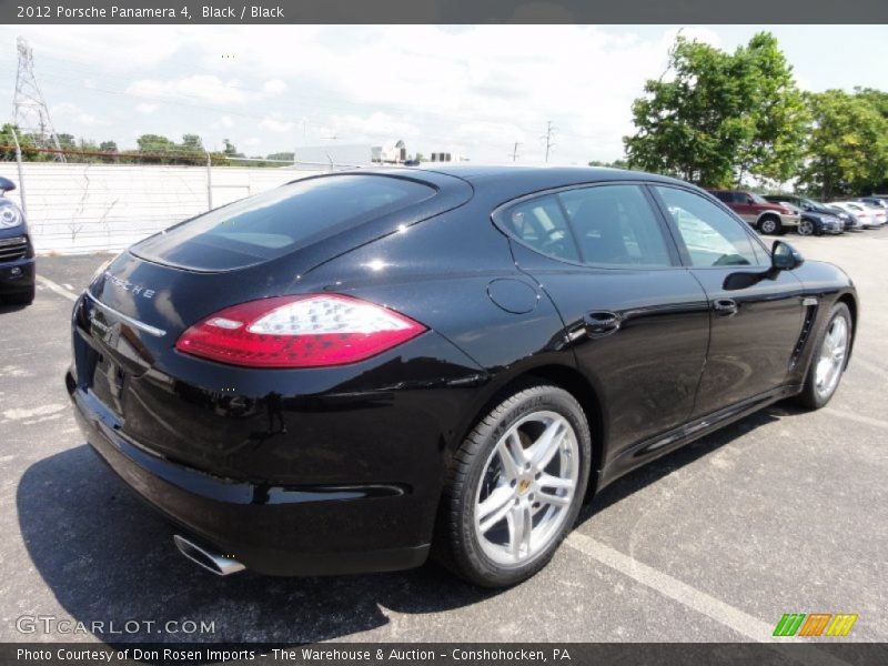 Black / Black 2012 Porsche Panamera 4