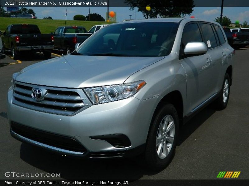 Classic Silver Metallic / Ash 2012 Toyota Highlander V6