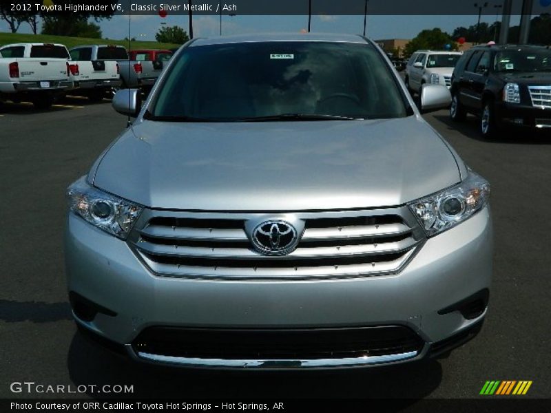 Classic Silver Metallic / Ash 2012 Toyota Highlander V6
