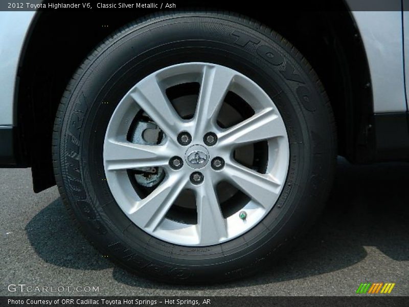 Classic Silver Metallic / Ash 2012 Toyota Highlander V6