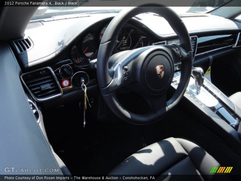 Black / Black 2012 Porsche Panamera 4