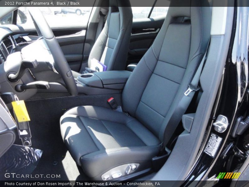 Black / Black 2012 Porsche Panamera 4