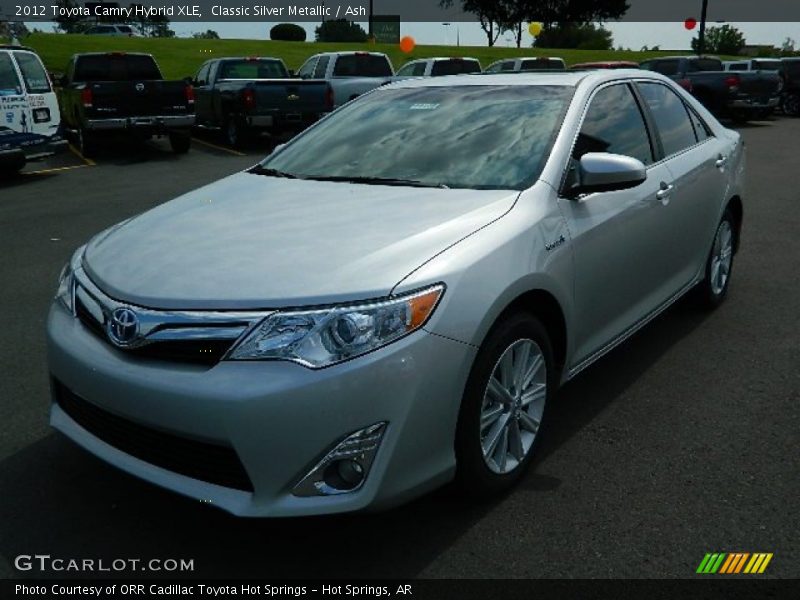 Classic Silver Metallic / Ash 2012 Toyota Camry Hybrid XLE