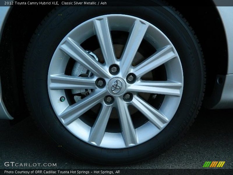 Classic Silver Metallic / Ash 2012 Toyota Camry Hybrid XLE