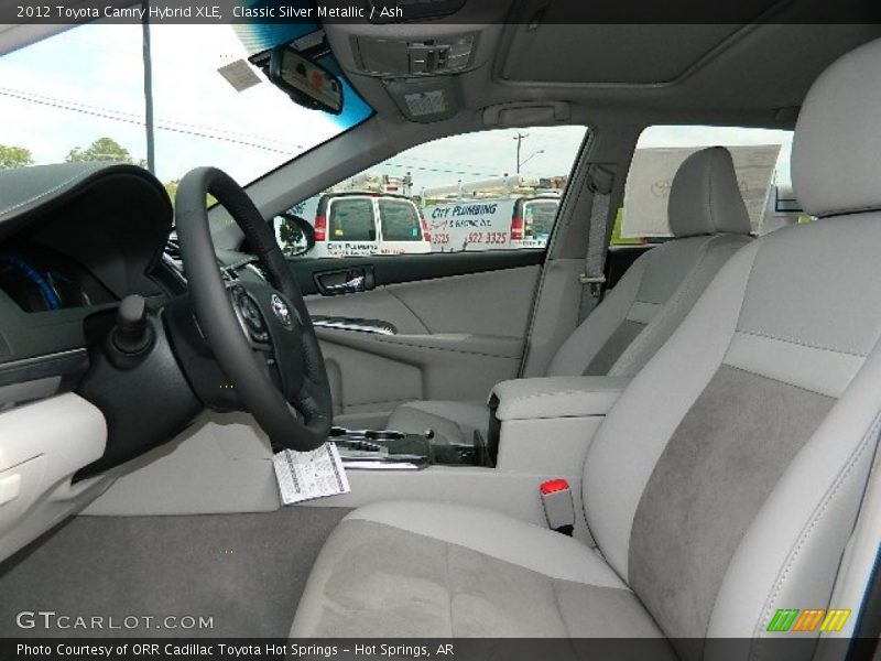 Classic Silver Metallic / Ash 2012 Toyota Camry Hybrid XLE