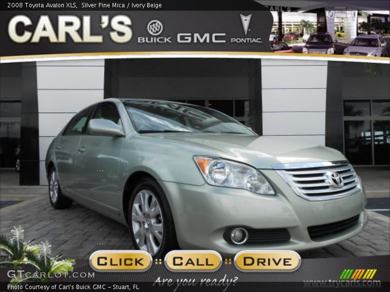 Silver Pine Mica / Ivory Beige 2008 Toyota Avalon XLS