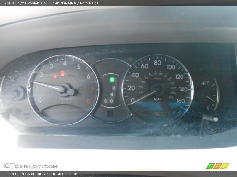 Silver Pine Mica / Ivory Beige 2008 Toyota Avalon XLS
