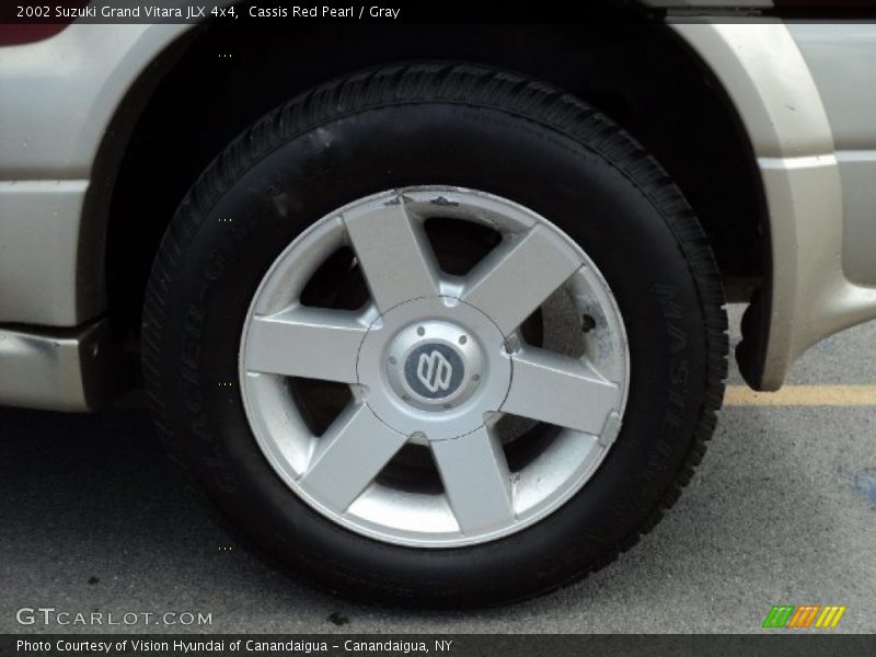 Cassis Red Pearl / Gray 2002 Suzuki Grand Vitara JLX 4x4