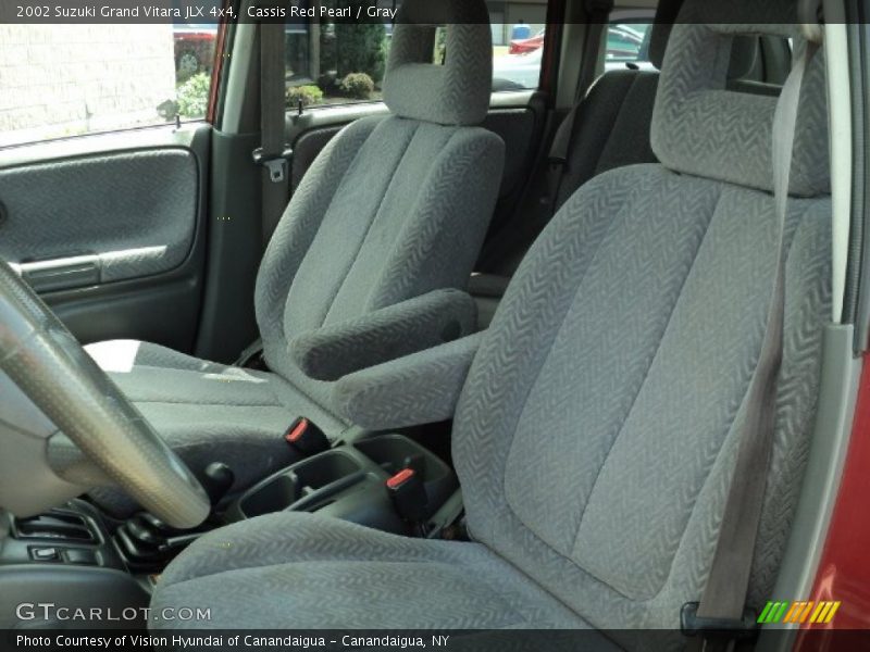 Cassis Red Pearl / Gray 2002 Suzuki Grand Vitara JLX 4x4