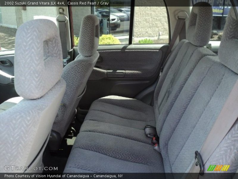 Cassis Red Pearl / Gray 2002 Suzuki Grand Vitara JLX 4x4