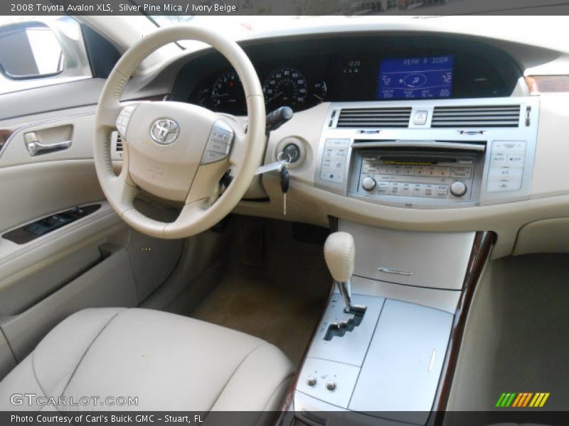 Silver Pine Mica / Ivory Beige 2008 Toyota Avalon XLS