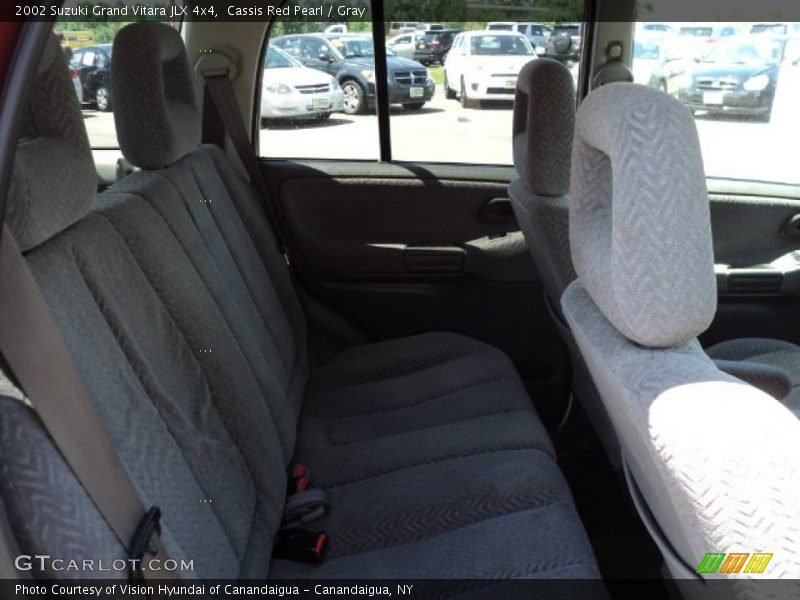 Cassis Red Pearl / Gray 2002 Suzuki Grand Vitara JLX 4x4