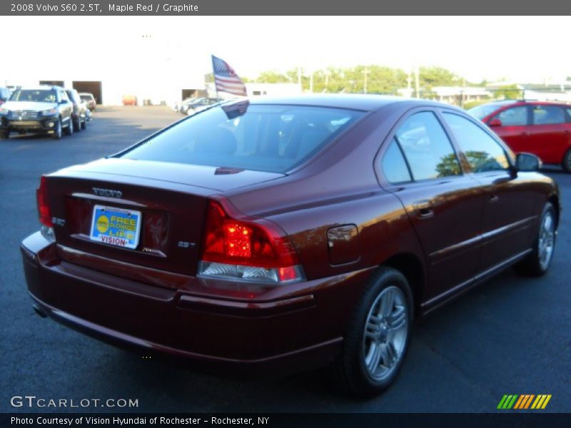 Maple Red / Graphite 2008 Volvo S60 2.5T
