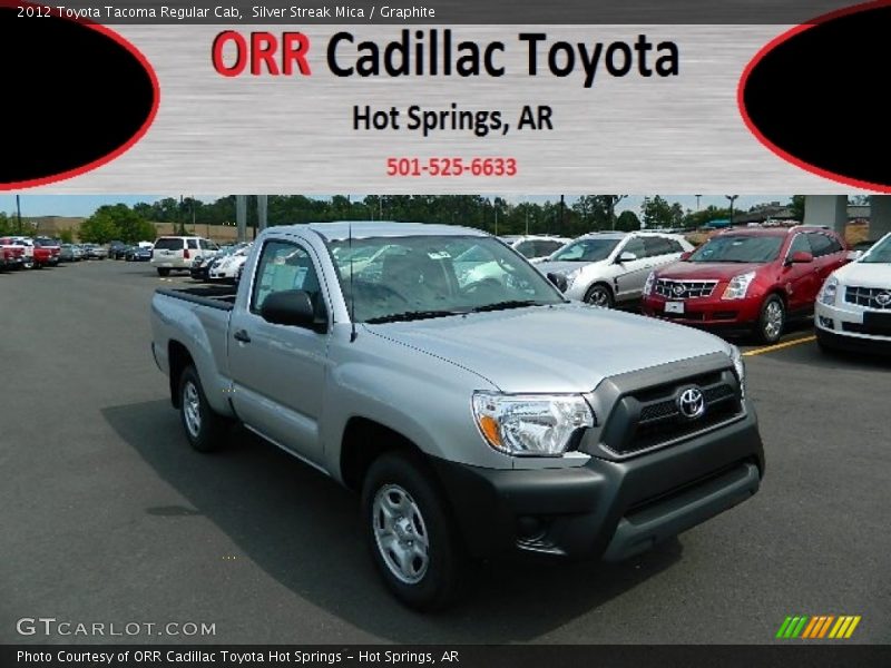 Silver Streak Mica / Graphite 2012 Toyota Tacoma Regular Cab