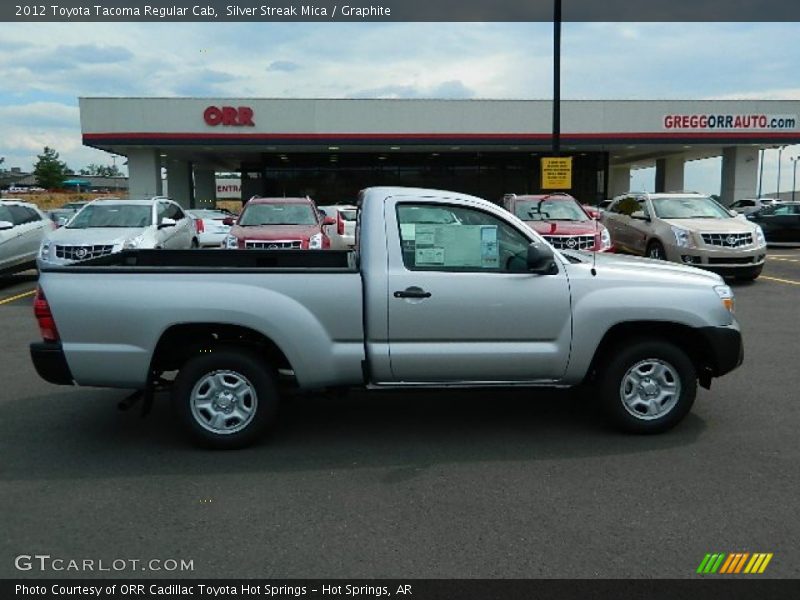 Silver Streak Mica / Graphite 2012 Toyota Tacoma Regular Cab