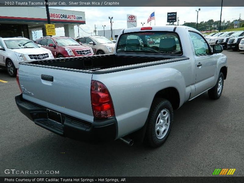Silver Streak Mica / Graphite 2012 Toyota Tacoma Regular Cab