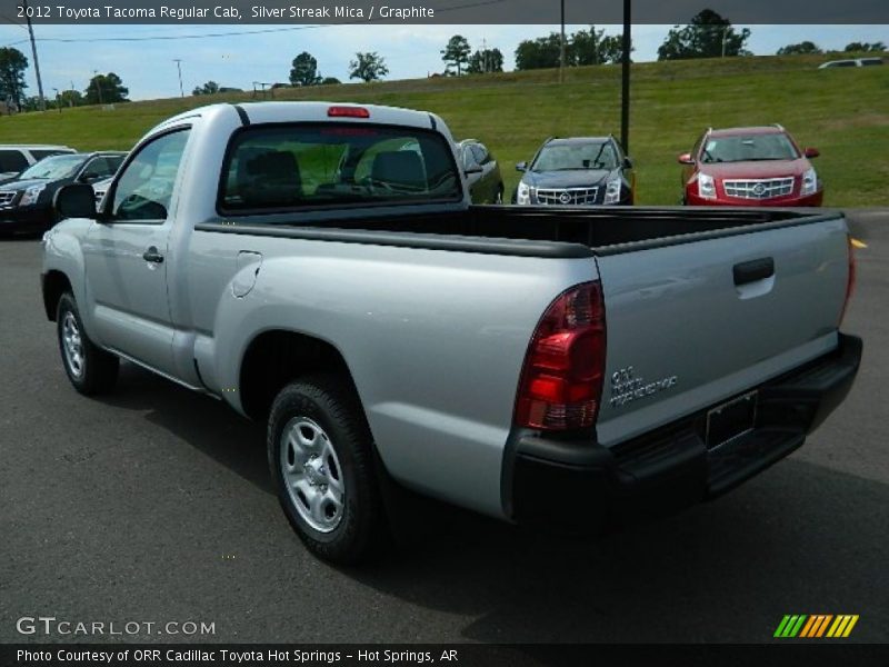 Silver Streak Mica / Graphite 2012 Toyota Tacoma Regular Cab