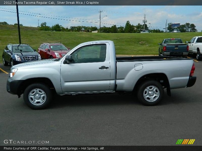 Silver Streak Mica / Graphite 2012 Toyota Tacoma Regular Cab