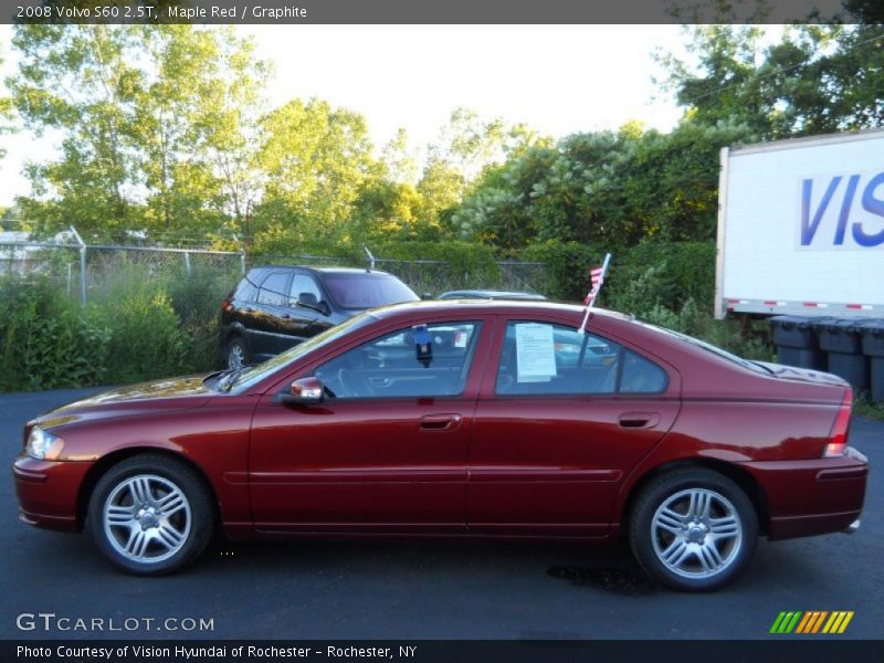 Maple Red / Graphite 2008 Volvo S60 2.5T