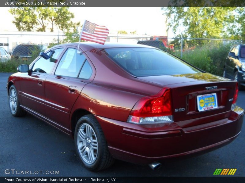 Maple Red / Graphite 2008 Volvo S60 2.5T