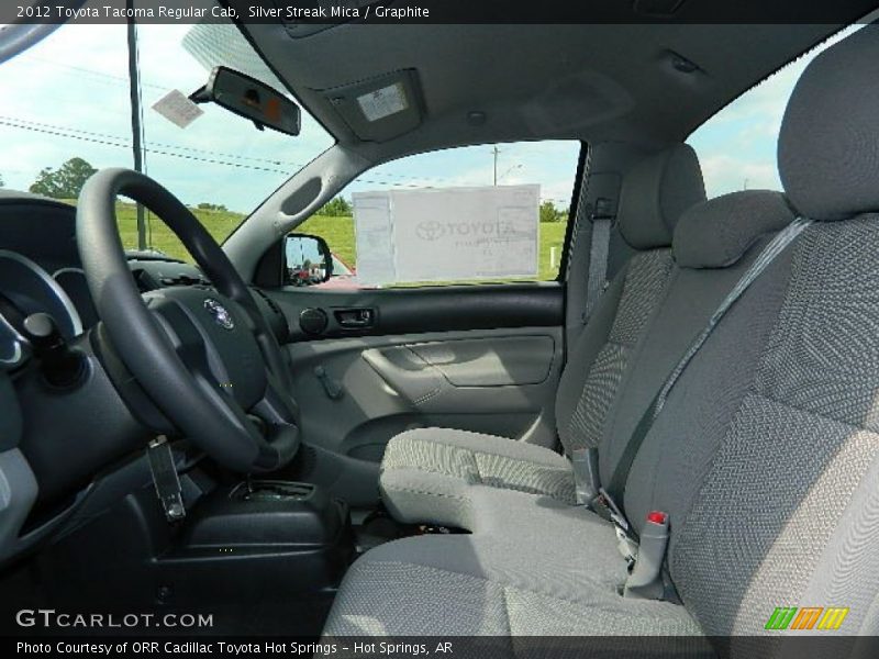 Silver Streak Mica / Graphite 2012 Toyota Tacoma Regular Cab