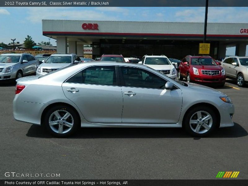 Classic Silver Metallic / Black/Ash 2012 Toyota Camry SE