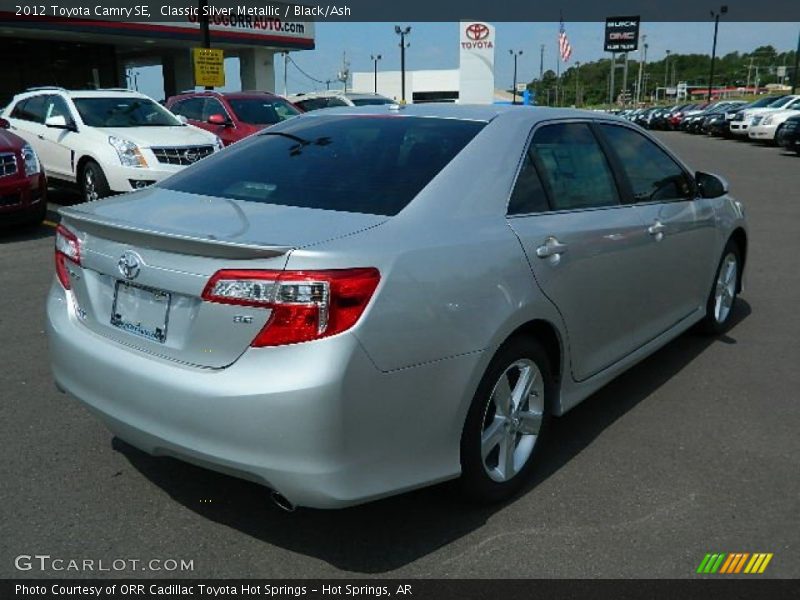 Classic Silver Metallic / Black/Ash 2012 Toyota Camry SE