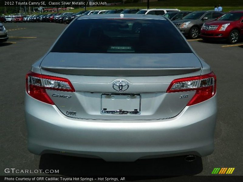 Classic Silver Metallic / Black/Ash 2012 Toyota Camry SE